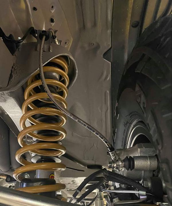 TOUGH DOG 4WD SUSPENSION Extended Braided Brake Line Kit (Jimny Year 2018+)