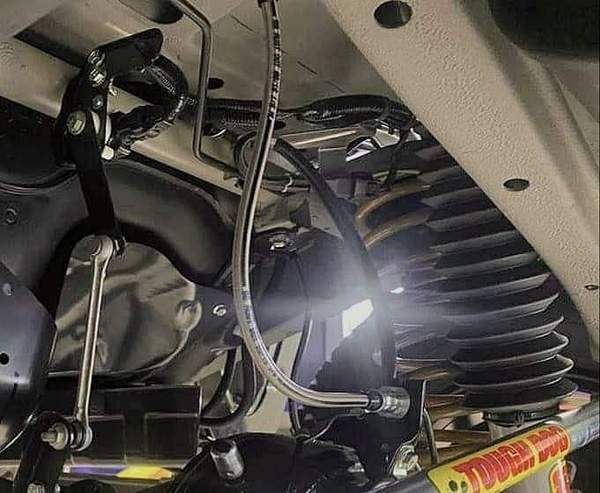 TOUGH DOG 4WD SUSPENSION Extended Braided Brake Line Kit (Jimny Year 2018+)